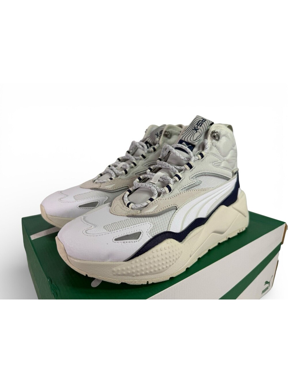 PUMA RS-X Hi Top Sneaker Boot ALPINE SNOW 392718 04 Men's Shoe Size 12 - Picture 5 of 9